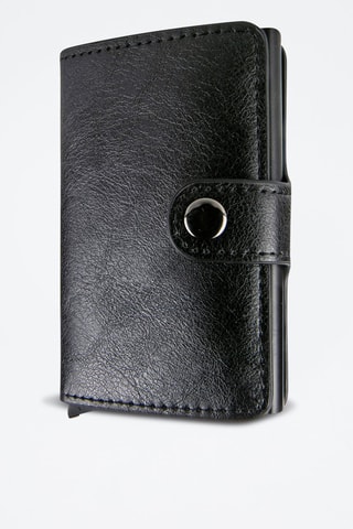 Portefeuille en cuir - Monomen - Noir
