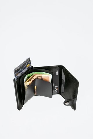 Portefeuille en cuir - Monomen - Noir