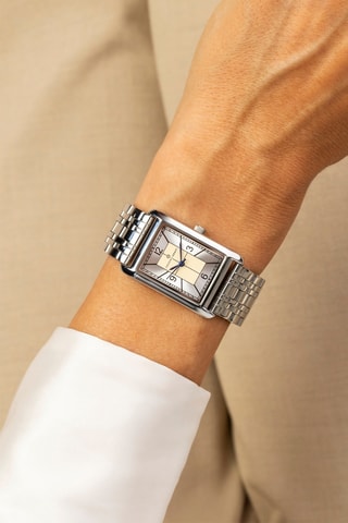 Montre à quartz en acier - Argenté - Frederic Graff