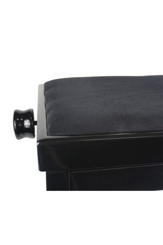 Banquette piano réglable - Noir