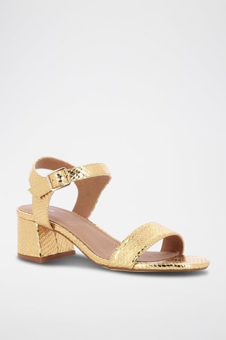 Sandalen met Hak - Goudkleurig