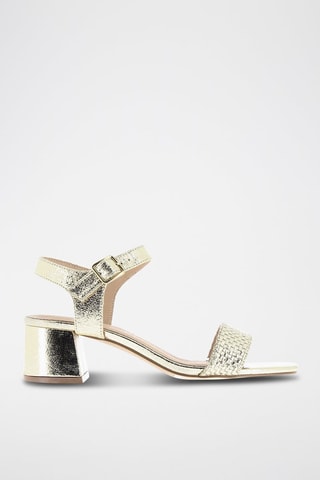 Sandalen met Hak - Goudkleurig
