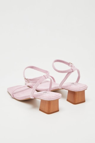 Sandalen met Hak Paars
