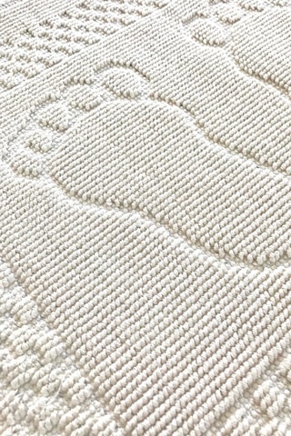 Tapis de bain Foet - Blanc - 35 x 60 cm
