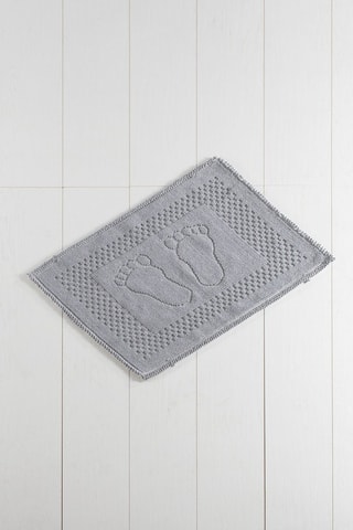 Tapis de bain Foet - Gris - 35 x 60 cm