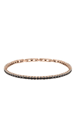 Bracelet Tennis - Argent plaqué or rose