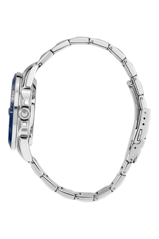Montre automatique en acier 450 - Argenté et bleu