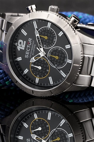 Montre à quartz en acier - Argenté