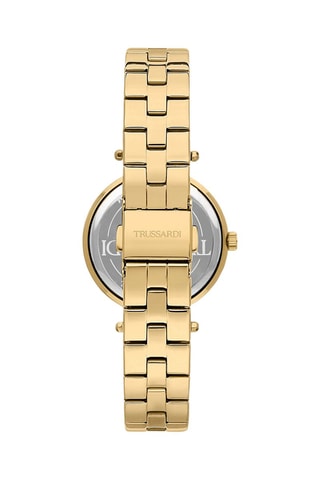 Montre à quartz en acier T-Shiny - Doré