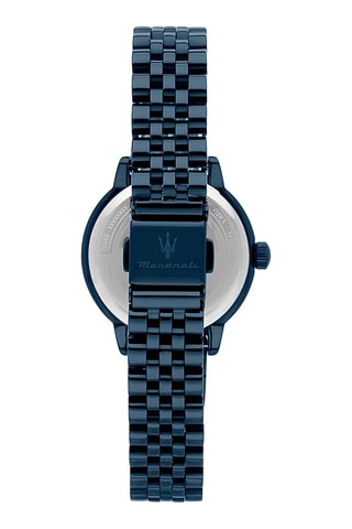 Montre à quartz en métal - Bleu foncé