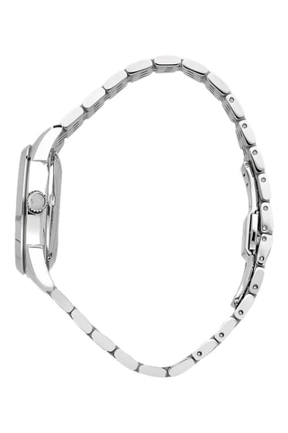 Montre automatique en acier et nacre Roma - Argenté