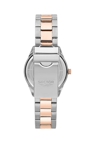 Montre à quartz en plaqué or rose et nacre 120