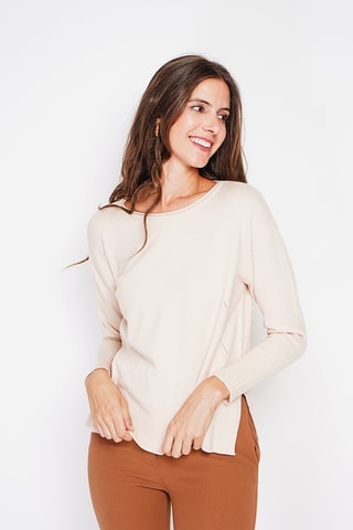 Camisola oversized - Cru