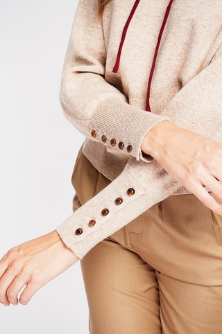 Camisola oversize - Bege