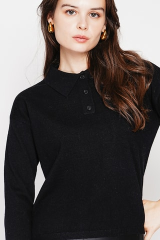 Camisola oversized - Preto