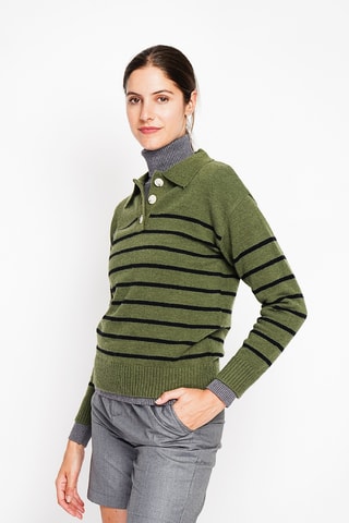 Camisola oversized - Caqui