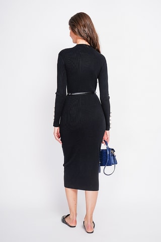 Vestido-camisola - Preto