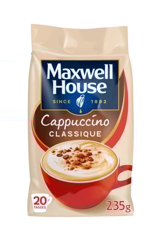 12 x Cappuccino Classic Maxwell House - 235 g
