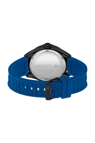 Montre à quartz en silicone - Bleu et noir