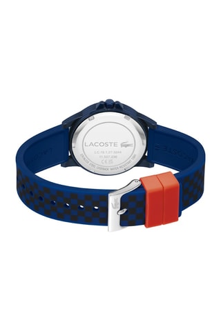 Montre à quartz en silicone Rider - Noir et bleu