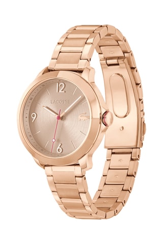 Montre à quartz en acier - Doré