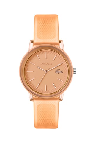 Montre à quartz en silicone - Orange