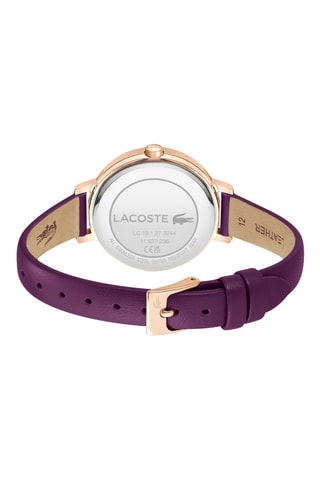 Montre à quartz en cuir - Violet