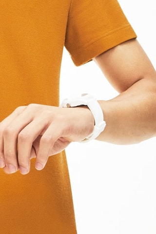 Montre à quartz en silicone - Blanc