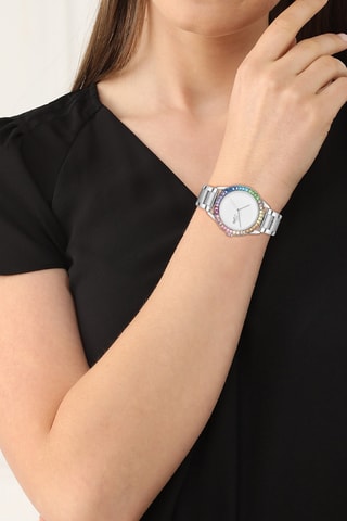 Montre à quartz en acier - Argenté