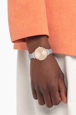 Montre à quartz en acier - Argenté