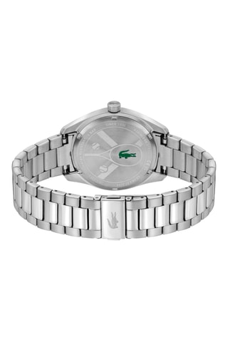 Montre à quartz en acier - Argenté et vert