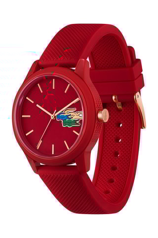 Montre à quartz en silicone - Rouge
