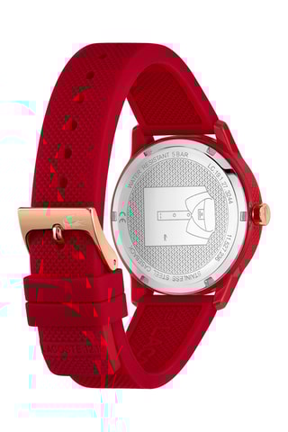 Montre à quartz en silicone - Rouge