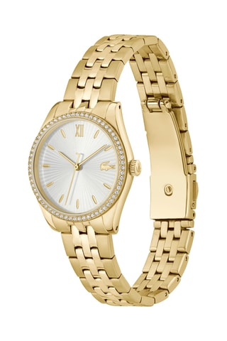 Montre à quartz en acier - Doré