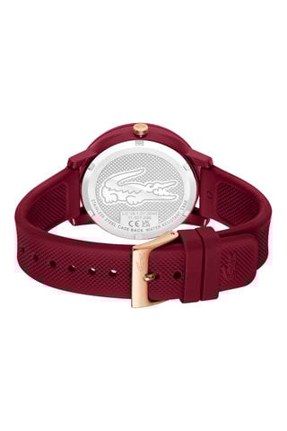 Montre à quartz en silicone - Bordeaux