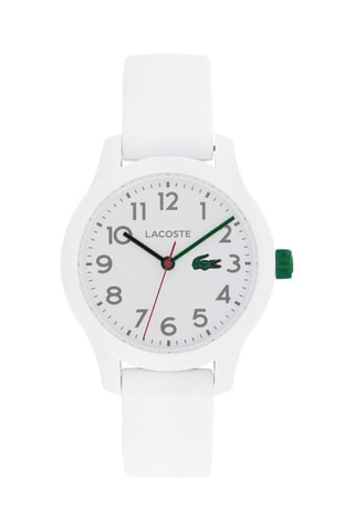 Montre à quartz en silicone - Blanc et vert