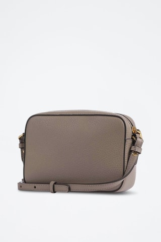 Sac bandoulière en cuir - Taupe