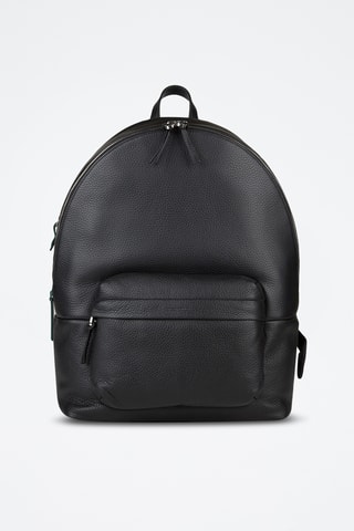 Mochila em couro Soft - Preto
