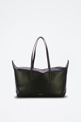 Cabas en cuir Aries - Noir