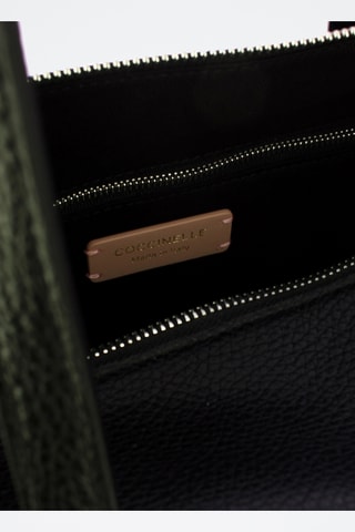 Cabas en cuir Aries - Noir