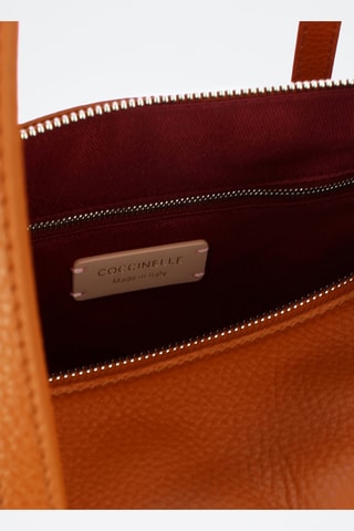 Cabas en cuir Aries - Camel