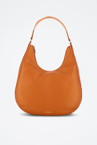 Mala de ombro em couro Aries - Camel