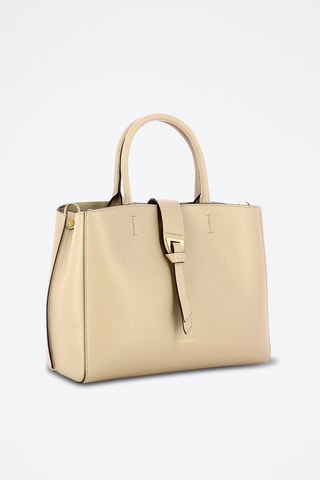 Sac à main en cuir Alba - Rose poudré
