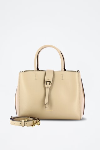 Sac à main en cuir Alba - Rose poudré