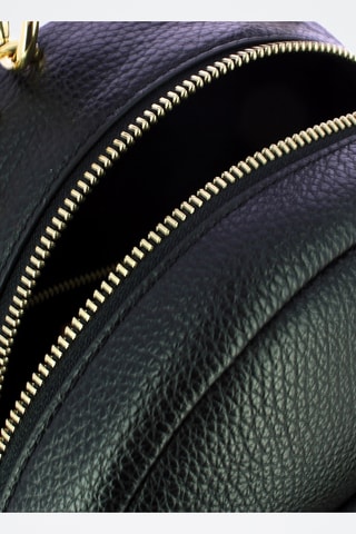 Mochila em couro Alpha - Preto