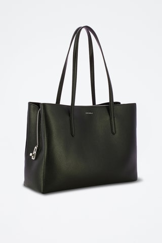 Cabas en cuir Swap - Noir