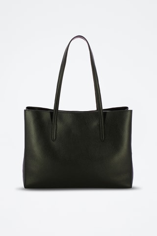 Cabas en cuir Swap - Noir