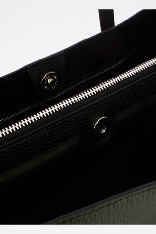 Cabas en cuir Swap - Noir
