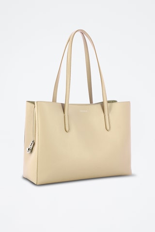 Cabas en cuir wap - Rose poudré