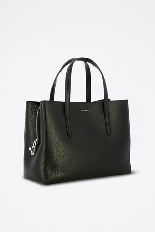Sac à main en cuir Swap - Noir